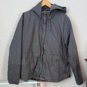 Horny Toad Outdoor Utility Jacket Durable Hooded Gray size XLarge